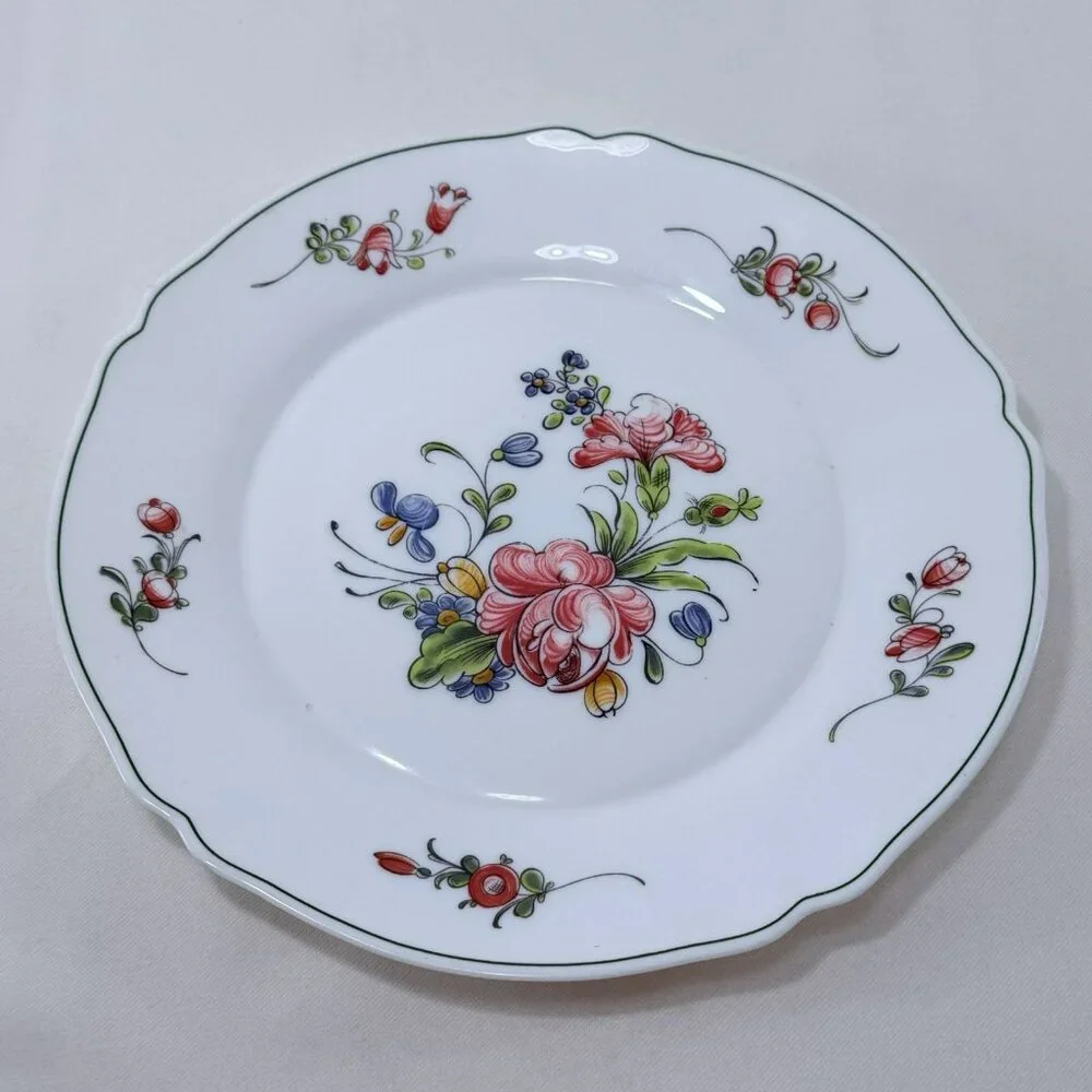 Vintage Arcopal France Provincial Dinner Plate 10” Flower Spring Summer Garden - Picture 1 of 12